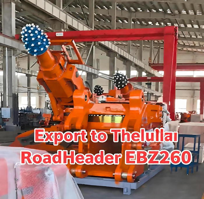 La rozadora EBZ260 de Jiamusi Coal Mining Machinery se exportó con éxito a Tailandia