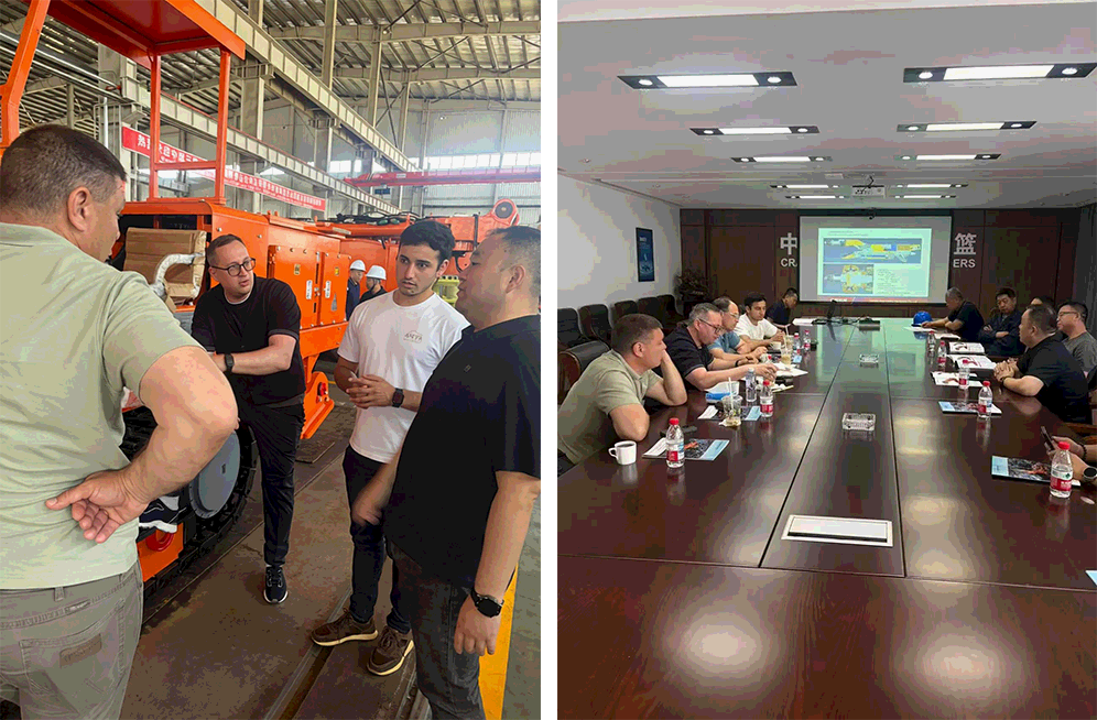 Comerciantes alemanes visitan Jiamusi Coal Mining Machinery Equipment Co., Ltd. para profundizar la cooperación en materia de adquisición de maquinaria para carbón