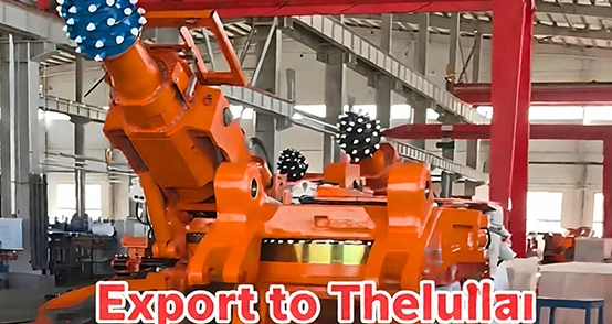 La rozadora EBZ260 de Jiamusi Coal Mining Machinery Roadheader se export&oacute; con &eacute;xito a Tailandia